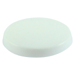 Concrete Screw Cover Cap White Pack 100