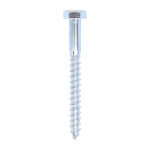 10.0x100 Coachscrew Din571 Zinc Plated Pack 50