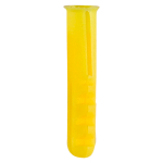 Plastic Wall Plug Yellow Pack 100