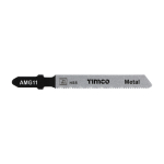 Jigsaw Blade Metal T118A Fine/Medium Straight Cut 1-3mm Pack 5
