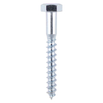10.0x100 Coachscrew Din571 Zinc Plated Pack 28