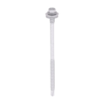 5.5/6.3x115 Hex Composite Panel to Light Section Steel Exterior Self Drilling Screw and Washer Silve