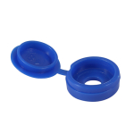 3-4.5 Hinged Screw Cover Cap Blue Pack 100