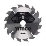 140x20x16T Circular Saw Blade Wood/Board Timco