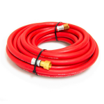 6mm Acetylene Fitted Hose 10Mtr 3/8" Check Valve Red
