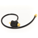 TIG Dinse 16-25 Connector 3/8Bsp x 3/8Bsp Hose 0.5Mtr