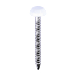 25x2.1 Polymer Headed Pin A4 White (Head Diameter 6.2) Pack 250