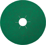 115x22 Star Hole Fibre Sanding Disc FS966ACT P50 Klingspor Pack 25