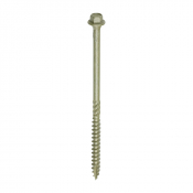 6.7x125 Hex Countersunk Timber Screw Green Pack 50