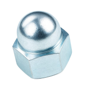M12 Dome Nut Din1587 Zinc Plated Gr.6 Pack 50