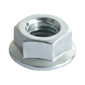 M10 Serrated Flanged Nut Din6923 Zinc Plated Gr.6 Pack 100