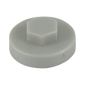 16 Hex Head Cover Cap White Pack 1000