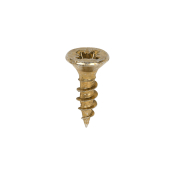 3.5x12 Pozi Countersunk Multi Purpose Screw Zinc & Yellow Plated Timco Classic Range Pack 200