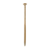 6.0x150 Pozi Countersunk Chipboard Screw Zinc & Yellow Plated Timco Solo Range Pack 100