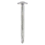 4.8x100 Baypole Screw Zinc Plated Timco Pack 200