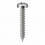 5x50 Pozi Pan Chipboard Screw A2 Pack 200