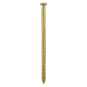 7.5x40 Torx Flat Countersunk Masonry Screw Zinc & Yellow Plated Timco Pack 100