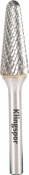 9.6x30x6 Ball Nosed Tree Shaped Carbide Burr HF100L Double Serration Cut (Cut 6)