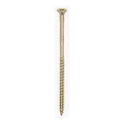 6x120 Pozi Countersunk Chipboard Screw Zinc & Yellow Plated Timco Solo Range Pack 100