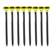 3.5x38 Collated Coarse Phillips Bugle Drywall Screw Black Pack 1000