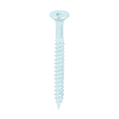 No10x2 Pozi Countersunk Twin Threaded Woodscrew Zinc Plated Pack 200