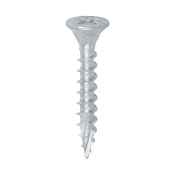 6.0x40 Pozi Countersunk External Muti Purpose Silver Screw Timco C2 Range Pack 200