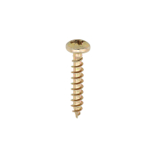 3.5x12 Pozi Pan Multi Purpose Screw Zinc & Yellow Plated Timco Classic Range Pack 200