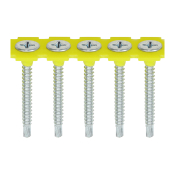 3.5x35 Collated Self Drilling & Self Tapping Phillips Bugle Drywall Screw Zinc Plated Pack 1000