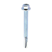 5.5x55 Hex Metal to Heavy Section Steel Self Drilling Screw Pack 100