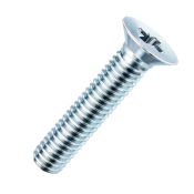 M8x50 Pozi Countersunk Screw Din965 Zinc Plated Pack 50