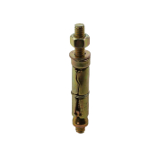 M10:10P Projecting Shield Anchor Zinc & Yellow Plated JCP Ankerit Pack 50