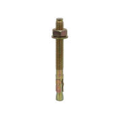 M20x215 Through Anchor Zinc & Yellow Plated JCP Pack 10