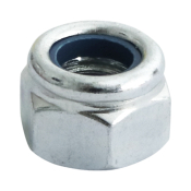 M6 Type P Nyloc Nut Din982 Zinc Plated Gr.8 Pack 20
