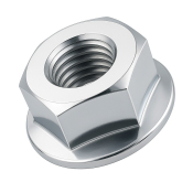 M10 Serrated Flanged Nut Din6923 A4 Pack 100