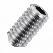 M20x45 Socket Setscrew Cup Point DIN 916 A4 Pack 50