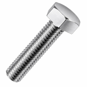 M2.5x4 Hex Setscrew Din933 A4 Pack 1000