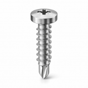 5.5x100 Pozi Pan Self Drilling Screw A2 Pack 200