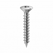 5x35 Pozi Raised Countersunk Chipboard Screw A2 Pack 500