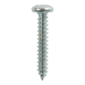 No8x5/8 Pozi Pan Ab Point Self Tapping Screw Zinc Plated Pack 14