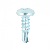 4.2x13 Square Pan Self Drilling Screw Zinc Plated Pack 1000
