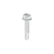 5.5x25 Hex Metal to Light Section Bi Metal Exterior Self Drilling Exterior Screw A2/Silver Pack 100