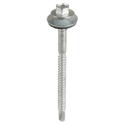 5.5/6.3x70 Hex Composite Panel to Light Section Steel Bi Metal Exterior Self Drilling Screw and Wash