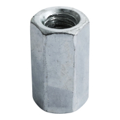 M20x60 Hex Connecting Nut Din6334 Zinc Plated Pack 25