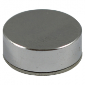 16 Threaded Screw Cover Cap Polished Chrome Pack 4