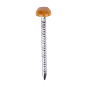 30x2.1 Polymer Headed Pin A4 Oak (Head Diameter 6.2) Pack 250
