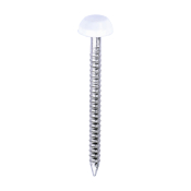 30x2.1 Polymer Headed Pin A4 White (Head Diameter 6.2) Pack 250