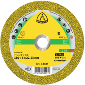 230x3x22.23 Stone Depressed Centre Cutting Disc C24 EXTRA Klingspor Pack 25