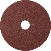 180x22 Star Hole Fibre Sanding Disc CS561 P16 Klingspor Pack 25