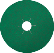 125x22 Star Hole Fibre Sanding Disc FS966ACT P40 Klingspor Pack 25