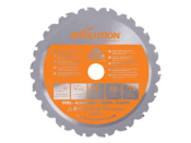 185x20x20T Mitre Saw Blade Orange Multi Material Evolution